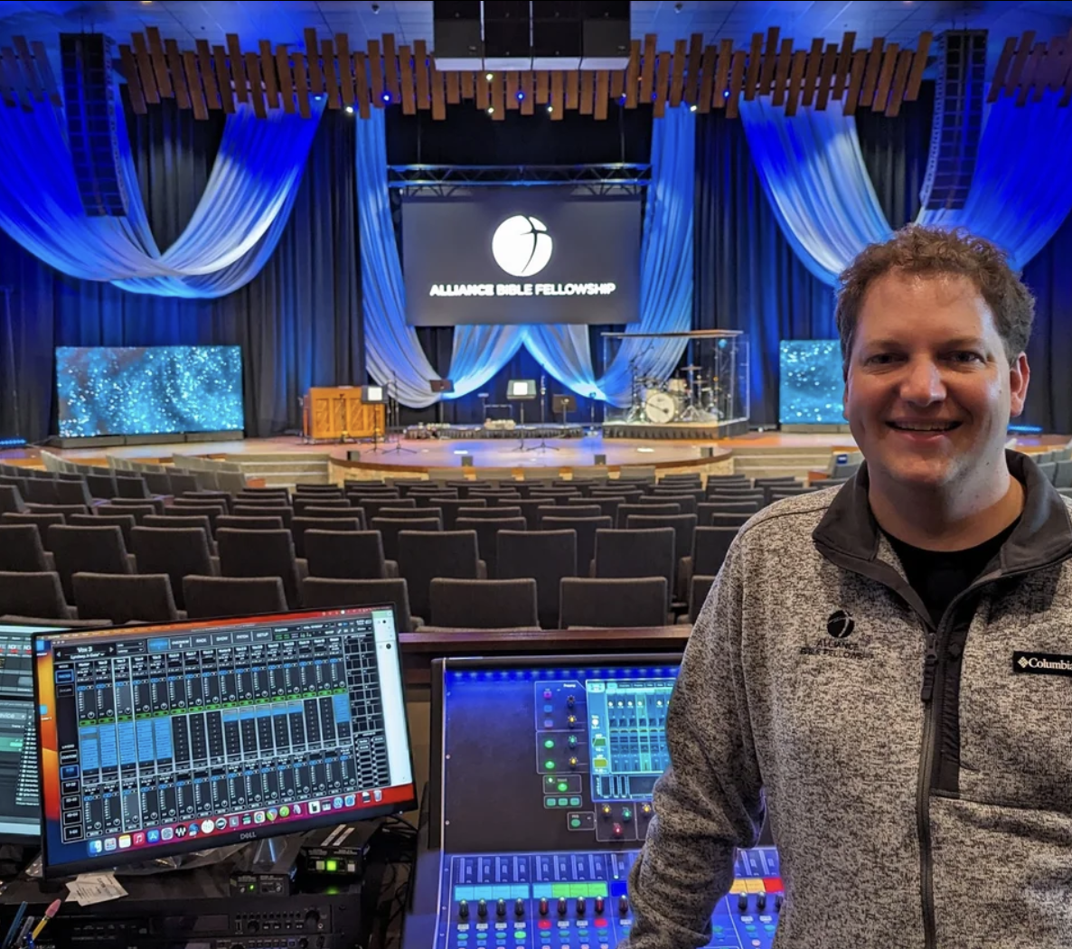 CMC Nashville alum Clayton Thornton, AVL Director, Alliance Bible Fellowship, at work